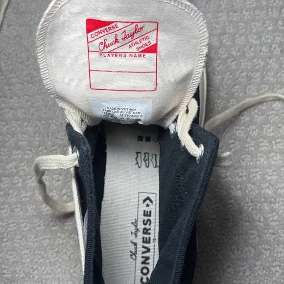Converse X Essentials Fear of God Chuck 70 Hi Black and Cream - Picture 8 of 10